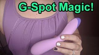 Toy Review - Blush Wellness G Curve 10 Function Vibrating Dildo, courtesy of Peepshow Toys