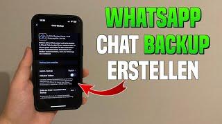 WhatsApp Backup erstellen iPhone & Android | WhatsApp Chats sichern