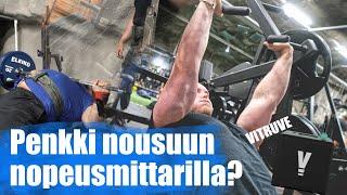 Lisäkiloja penkkipunnerrukseen nopeusmittarilla | Arno Kalliokorpi