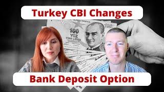 Changes to Citizenship by Investment in Turkey - deposit option