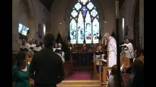 St. James Anglican Church in Orillia ON singing Silent Night