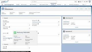 Demo JustOn Cash Management – Bank statement retrieval and payment reconciliation