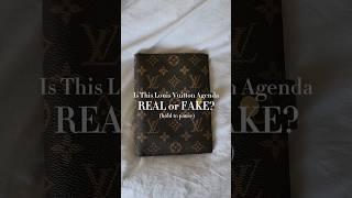 Can you tell if this LV Agenda is Authentic? #shortsfeed #louisvuitton #shortsvideo #fashion