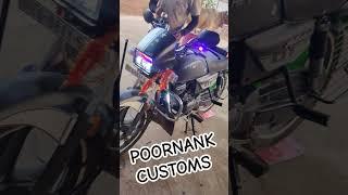 SPLENDOR MODIFICATION AT POORNANK CUSTOMS #splendormodified#splendor #modification#desi#jaat #kisan