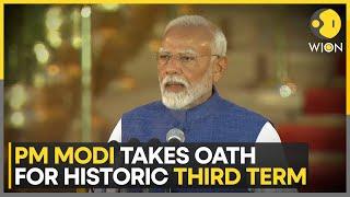 Narendra Modi takes oath, becomes India's Prime Minister for a historic third term | WION
