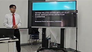 Sidang TA Informatika ITB: Sistem pelatih keterampilan alat musik dengan Pitch Detection Algorithm