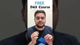 Free DAX Course in Power BI  #powerbi #learnwidgiggs