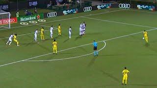 Lucas Zelarayan's Beautiful Free Kick Goal off the Post