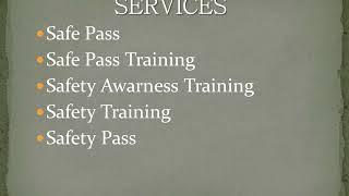 Find The First Class Safe Pass Training in Ballymount