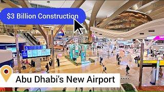 Zayed International Airport, departure Full tour