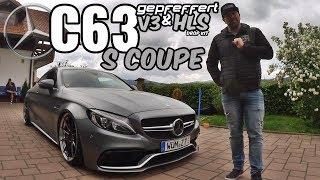 C63S Coupe mit gepfeffert V3 & HLS Drop Kit / gepfeffert.com