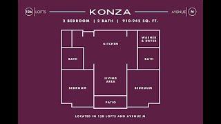 2x2 Konza Virtual Tour | 12b Lofts & Avenue M