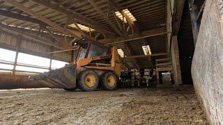 Cleaning the West barn out, planters are about to get rolling!