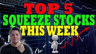  TOP 5 Stocks Ready to SQUEEZE  High Short Interest Plays  Don't Miss These Picks Th