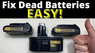 SECRET to Fix Drill Batteries that Wont Charge