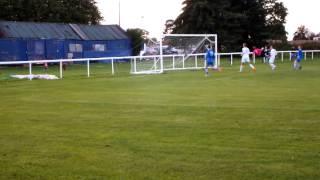 Coventry's Connor tips McNeilly Jules' drive over his crossbar @ Kenilworth