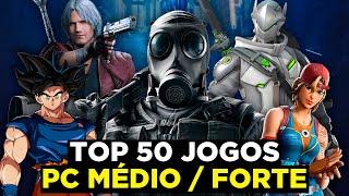 TOP 50 Melhores Jogos Para PC Médio  Forte  ( jogos Incríveis com gráficos realistas ) 2024