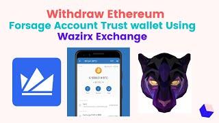 Sell Ethereum from Trust wallet Using Wazirx  Exchange