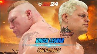 WWE 2K24 Live Stream - King Cody Rhodes Vs Beast Brock Lesnar WWE 2K24