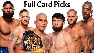 My Full Card Predictions & Breakdown For UFC 313