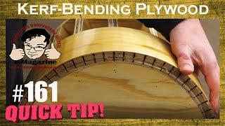 How to bend a piece of 3/4-inch plywood