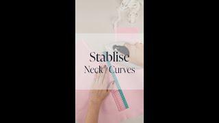 Stabilise Necklines & Curves Professionally Using Fusible Interfacing