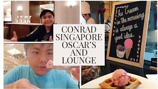 Conrad Centennial Singapore Hotel Food Review - Trying the Breakfast Buffet at Oscars! + Two Lounges