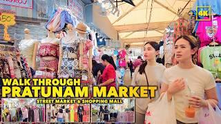 Pratunam Market / Walk Through Market area in Bangkok (June 2024 )