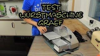 Test Wurstmaschine Graef Master M9 Allesschneider