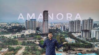 400-Acres Ongoing Lease-Hold Township in Hadapsar, Pune | Amanora Park Town Pune I 4K Drone Video