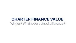 Charter Finance - Value to Client