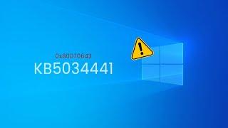 Microsoft Updates it's "Fix" for KB5034441 Error 0x80070643 on Windows 10
