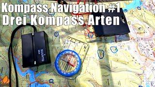 Kompass Arten | Kompass Navigation 1 #BushcraftBasiswissen