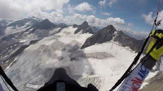 Crossing the Alps over Stubai glacier