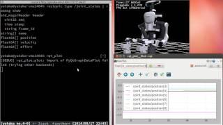 Visualization of ROS topic "/joint_states/positions" by rqt_plot