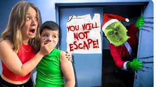 GRINCH is STALKING US! He's CANCELLING CHRISTMAS!   *caught on camera*