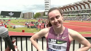 Laura Muir Women's 1500m 4th Place   Eugene Diamond League   Nike Prefontaine Classic 2024