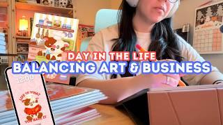 Running an Art Business from Home: Balancing Art, Business, & Avoiding Burnout