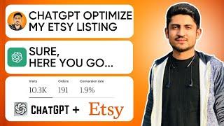 How To Use ChatGPT To Generate SEO Optimized Etsy Title Tags And Description To Get More Sales