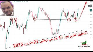 Forex | التحليل الفني من 17 مارس وحتي 21 مارس 2025