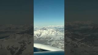 Italian Alps  Flying over the Alps ️ #italy #italianalps #italytravel #alps #fly #airplane