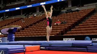 Jade Carey Hits Amanar - 2017 P&G Championships Podium Training