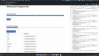 WebSocket Progress Bar In Spring boot and Vue