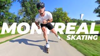 World Champion Speed Skater Slow Motion | Maisonneuve Park Joey Mantia