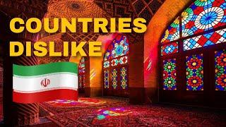  Top 10 Countries that Dislike Iran | Includes Israel America & Denmark | Yellowstats 