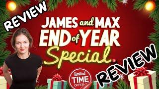 James and Max End of Year Special Review: Lifetime Access + Giveaway Rights!