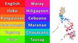 MAJOR LANGUAGES OF THE PHILIPPINES