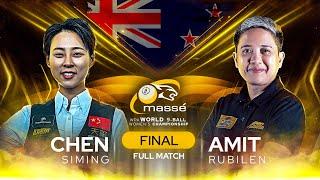 WOMEN'S FINAL ▸ CHEN v AMIT ▸ 2024 Massé WPA World Women's 9-Ball Championship New Zealand