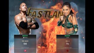 Live Stream - Super fight alexa bluss vs, the rock Part2 WWE 2K22