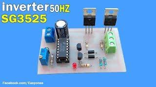 inverter 12v to 220v using SG3525 Free PCB